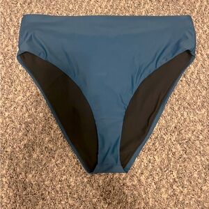 Title Nine High Waisted Bathing Suit Bottoms- Deep Lagoon